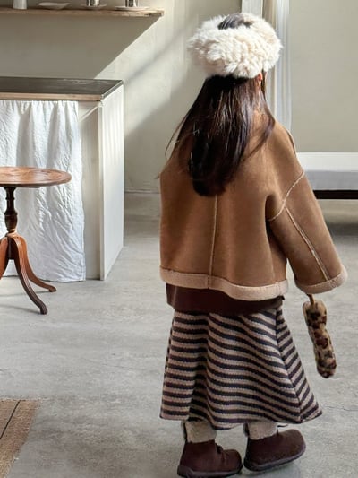 條紋針織長裙紋針織長裙5