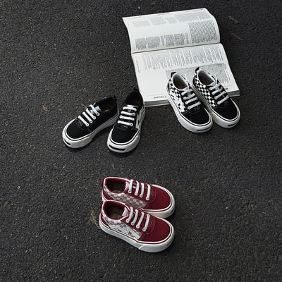 韓系百搭魔鬼氈滑板鞋5