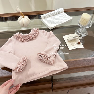 秋冬磨毛發熱內搭上衣3