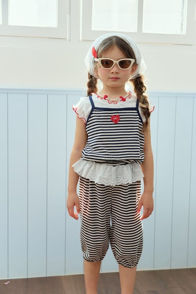 041428條紋背心套裝(兩色)5