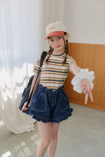 041026荷葉短褲(兩色)10