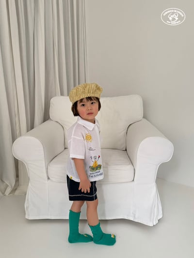 041651翻領塗鴉上衣5