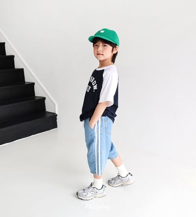 050912側邊雙線牛仔短褲5