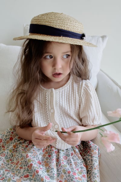 032714優雅花邊上衣(兩色)2