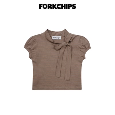 042046條紋綁帶上衣(兩色)2