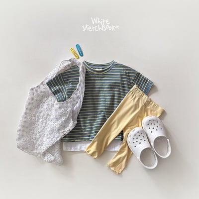 030923素面捲邊七分內搭褲(六色)10