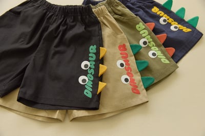 042344恐龍短褲(四色)3