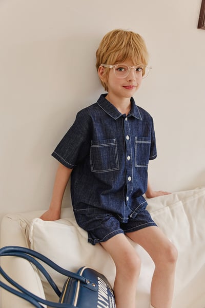 041101深藍翻領牛仔上衣3