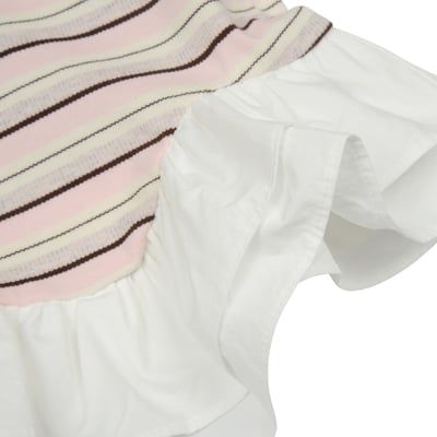 042015翻領條紋造型上衣(兩色)7