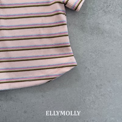 040730翻領條紋上衣(兩色)7