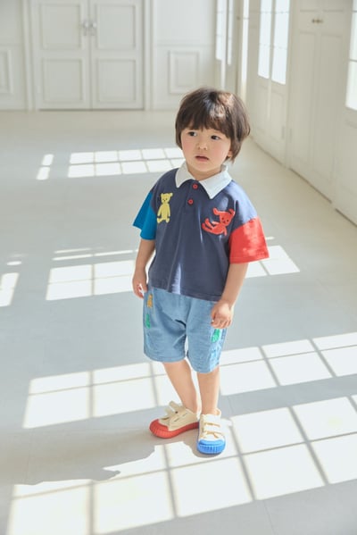 040808動物汽車牛仔短褲(兩色)8