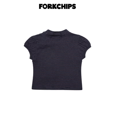 042046條紋綁帶上衣(兩色)4