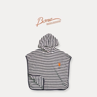 041758狐狸連帽條紋浴袍(兩色)3