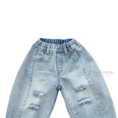 032514淺藍破破牛仔褲3