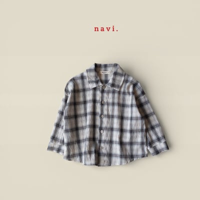 30027翻領格子上衣(兩色)10