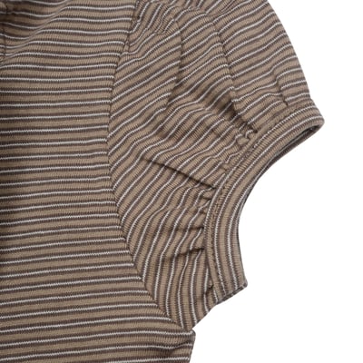 042046條紋綁帶上衣(兩色)7