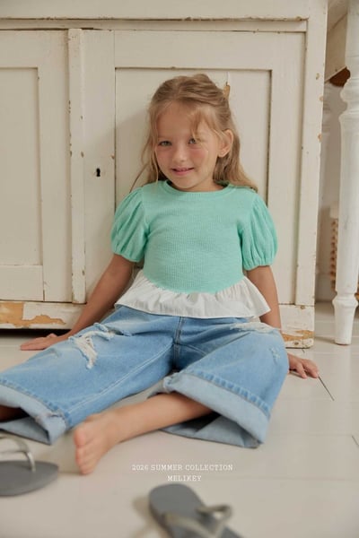 040108造型泡泡袖上衣(兩色)9