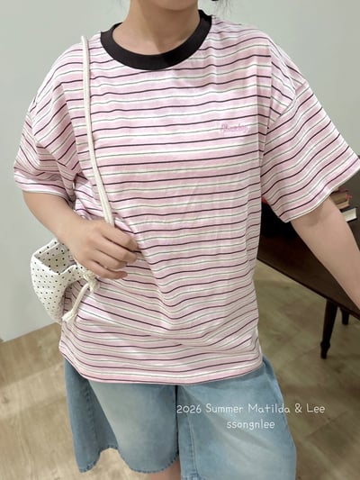 042848條紋上衣(兩色)2