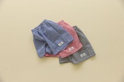 042349格子短褲(三色)2