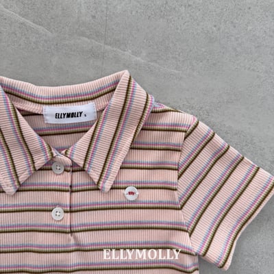 040730翻領條紋上衣(兩色)6