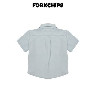 042033翻領刷色上衣(兩色)4