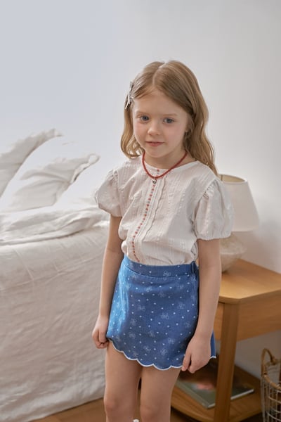 042242蝴蝶結牛仔裙1