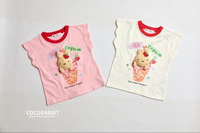 041331兔子冰淇淋上衣(兩色)1