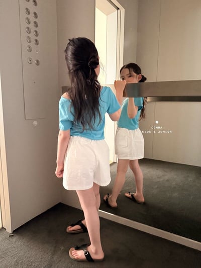 052716腰部英文短褲(兩色)11