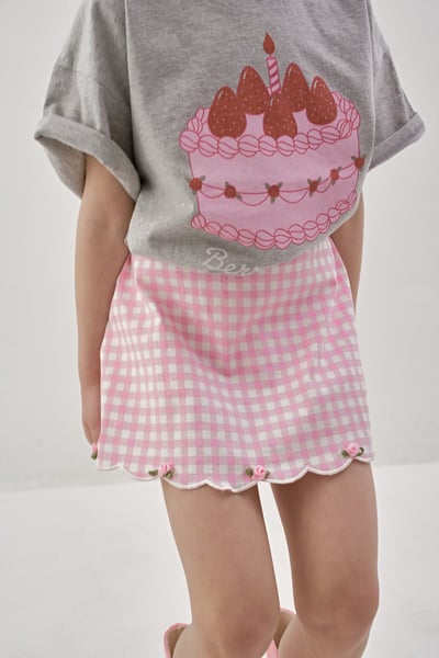 042239花邊格子裙(兩色)1