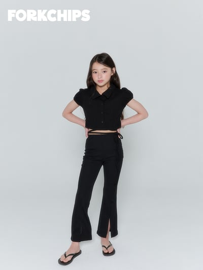 042011翻領綁帶上衣(兩色)15