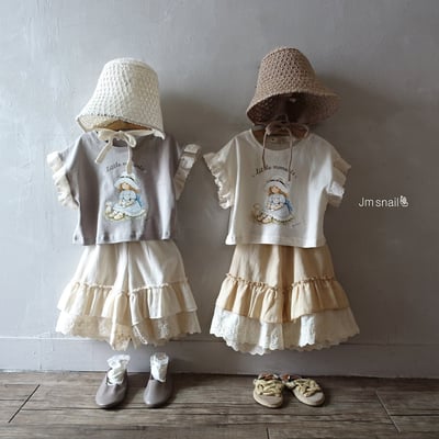 050308女孩花邊袖上衣(兩色)10