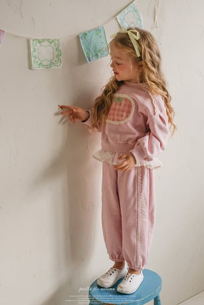 15519花邊束口褲(兩色)9