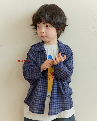 041506翻領格子上衣(兩色)10