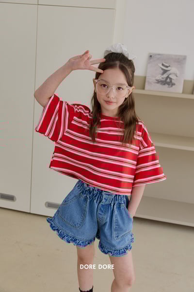 041018條紋短上衣(兩色)8