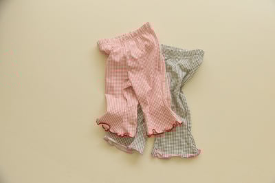 042348格子花邊褲(兩色)3