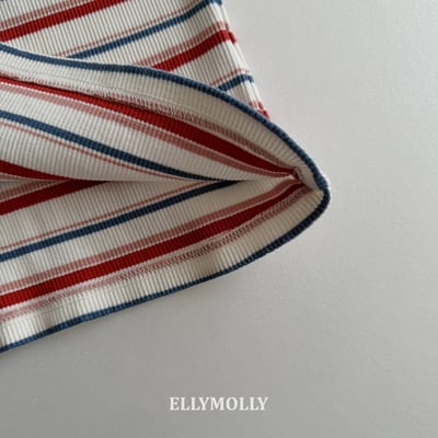 040778翻領條紋連身裙(兩色)8