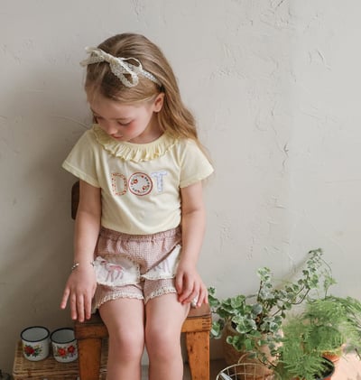 032335荷葉領圖樣上衣(四色)12