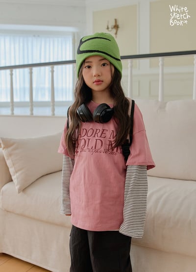 42911英文假兩件上衣(兩色)6