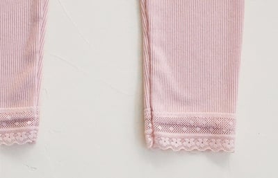 15513下擺小花直紋內搭褲(四色)3