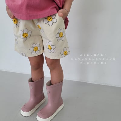 042432花朵短褲(兩色)7