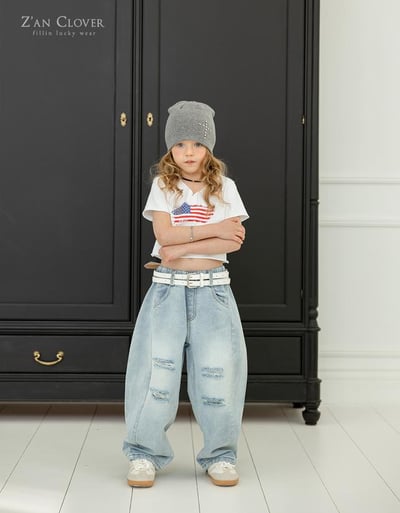 032514淺藍破破牛仔褲7