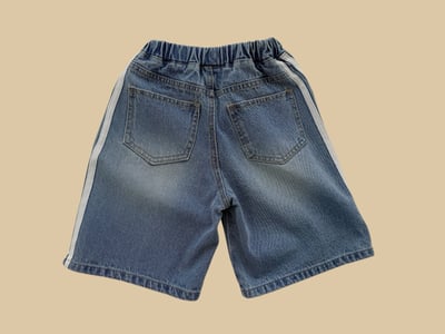 041008側邊線條牛仔短褲(兩色)3