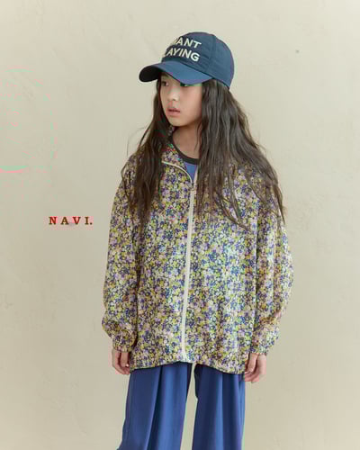 041509立領花外套(兩色)13