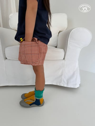 041654格子短褲(兩色)2