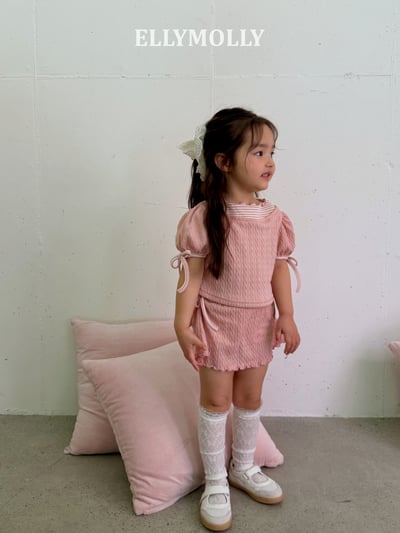 040765條紋綁帶袖上衣(兩色)12