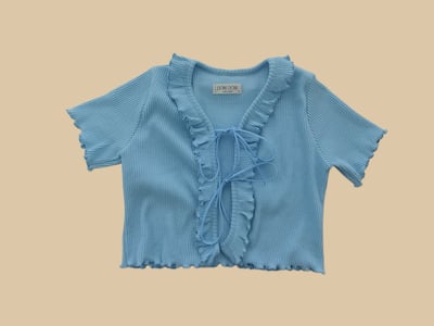 041005荷葉綁帶外套(兩色)4