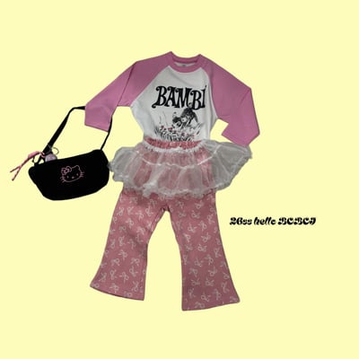 53013蝴蝶結造型褲(兩色)3