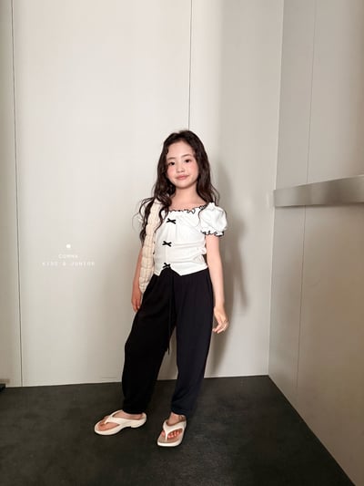 042149綁帶束口褲(三色)3