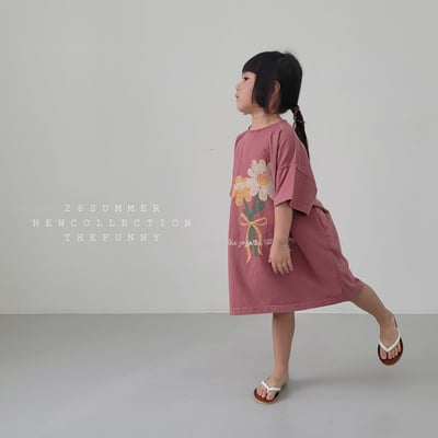 042436花朵連身裙(兩色)3