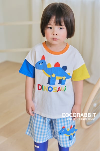 041383格子恐龍短褲(兩色)9